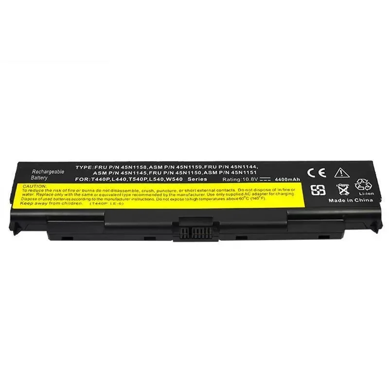 10.8V 4400mAh Laptop Battery for Lenovo ThinkPad T440P T540P W540 W541 L440 L540 45N1148 45N1159 45N1158 45N1144 45N1145