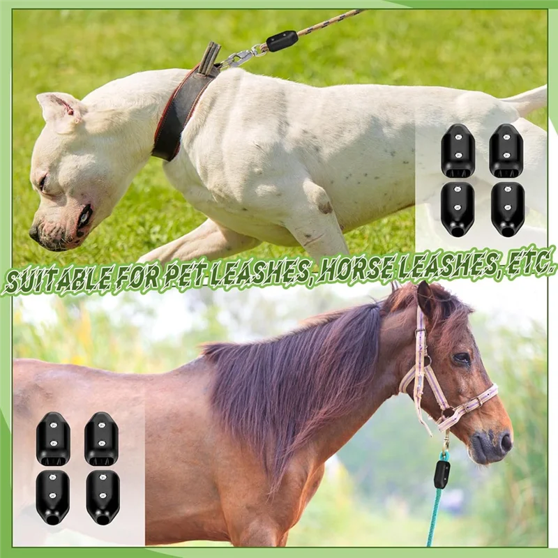 Hot Sale-1/2 Inch Reusable Rope Clamps 4 Pcs Plastic Chain Connectors Suitable For 9-10 Mm Nylon Braided Ropes