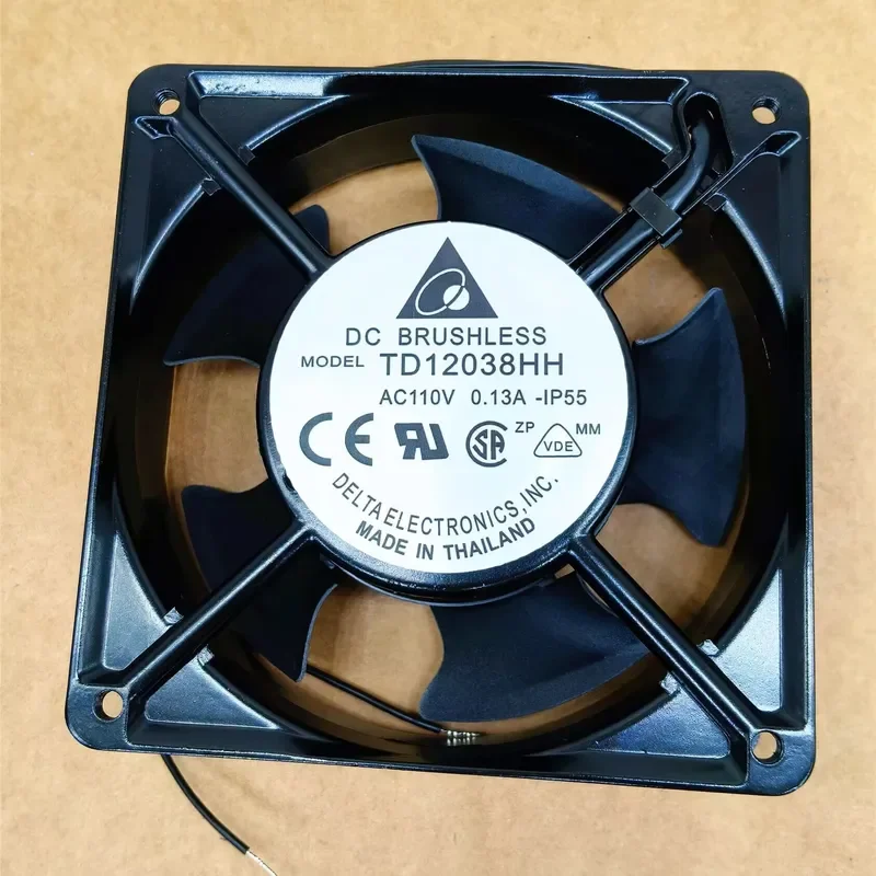 for Delta TD12038HH AC 110V 0.13A 12cm Double Ball Bearing Cooling Fan