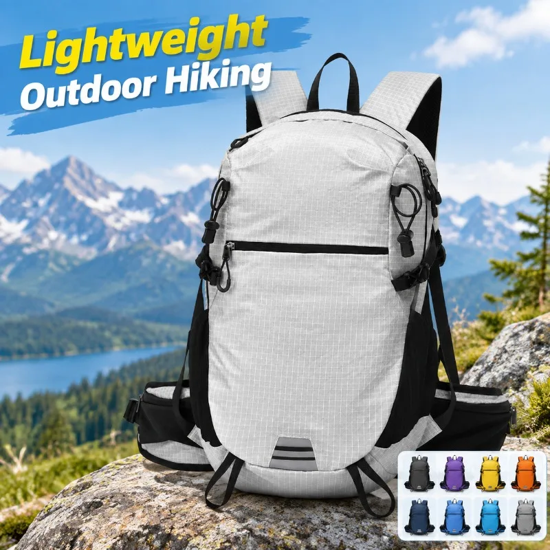 Lightweight Outdoor Hiking Backpack for Men Women, Large Capacity Travel Camping Daypack with Adjustable Shoulder Straps