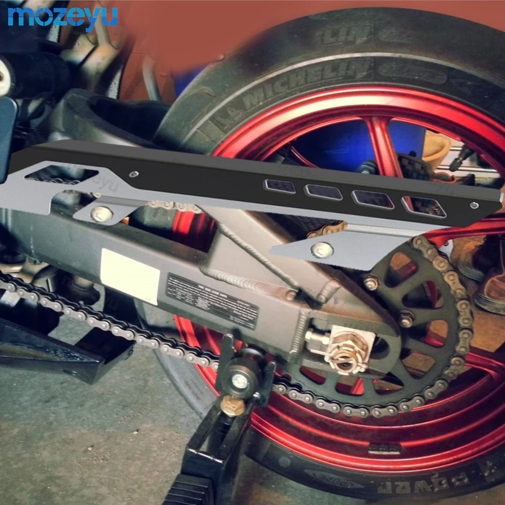 

For Kawasaki ZR-7 ZR 7S 1999 -2004 ZX 6R ZX-6R 1998 -2002 ZX6R ZR7 ZR7S Motorcycle Chain Cover Protector Chain Guard Protection