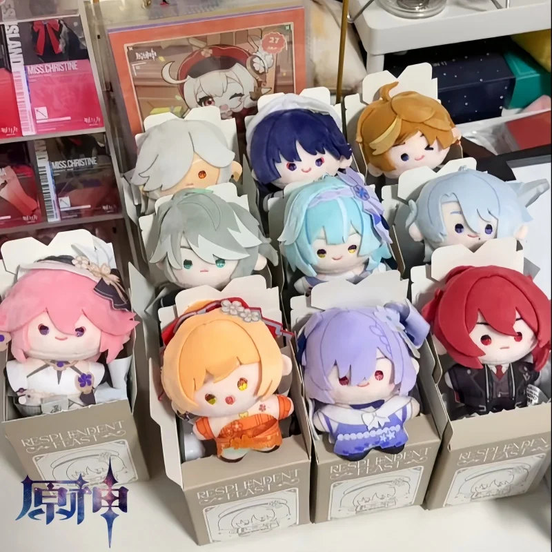 2026 Hot Genuine Genshin Impact Resplendent Feast Series Cartoon Dolls Wanderer Alhaitham Cyno Cute Pendant Anime Birthday Gift