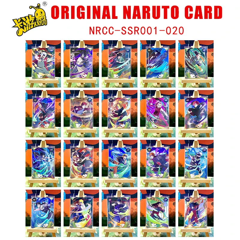 Naruto Card Origina Anime Rare Card Full Series SP GP UR OR AR LR HR SLR SSR SR R Kompletny zestaw kart kolekcjonerskich Prezent urodzinowy