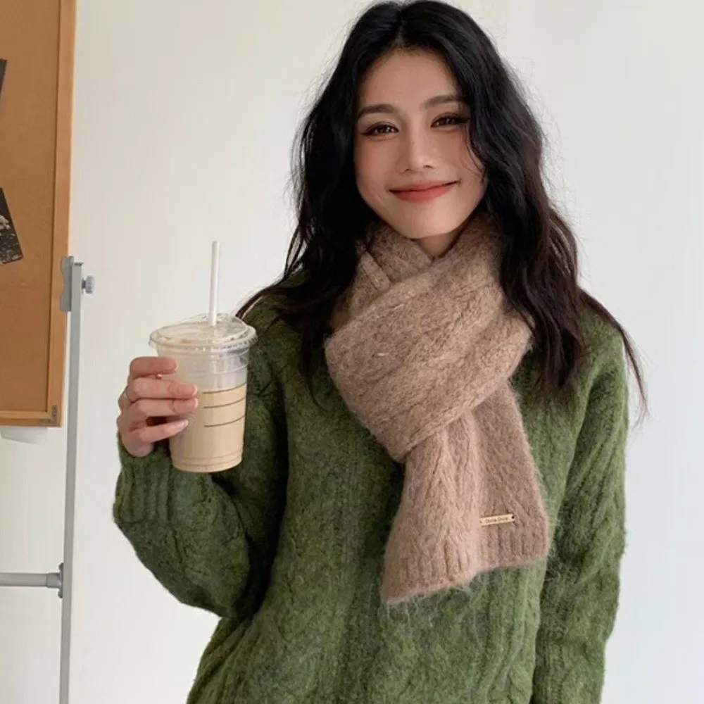 

Новый вязаный утеплитель для шеи, холодостойкий теплый шейный платок, ветрозащитный универсальный шейный платок для спорта на открытом воздухе