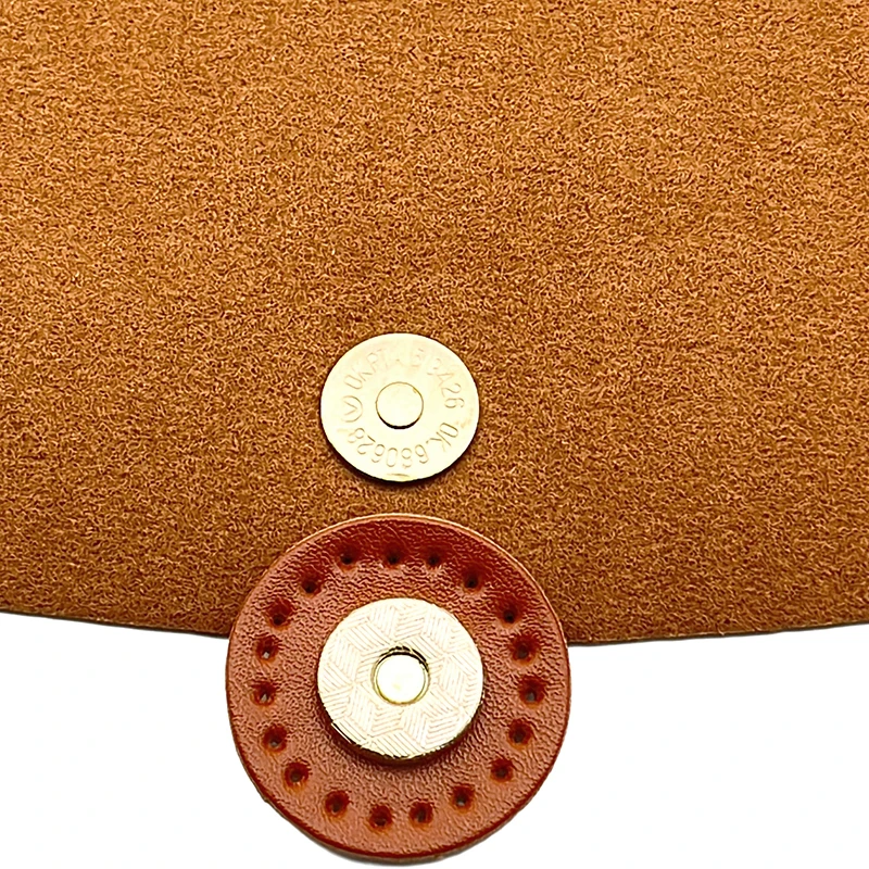 Flip Cover Rectangle Leather Bag Cover Sew on  Leather Tab Closure with Alloy Buckle for DIY Handbag Purse Shoulder Bag Making