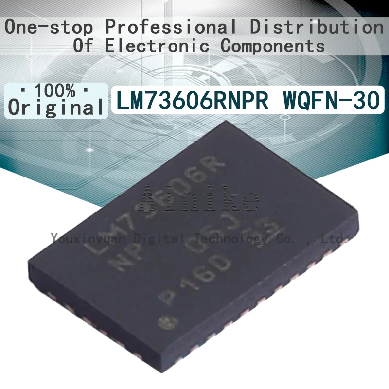 5/Pcs New Original LM73606RNPR LM73606 WQFN-30 LM73606RNPT Switching voltage regulator 3.5V to 36V,6A Synch Step-Down Volt