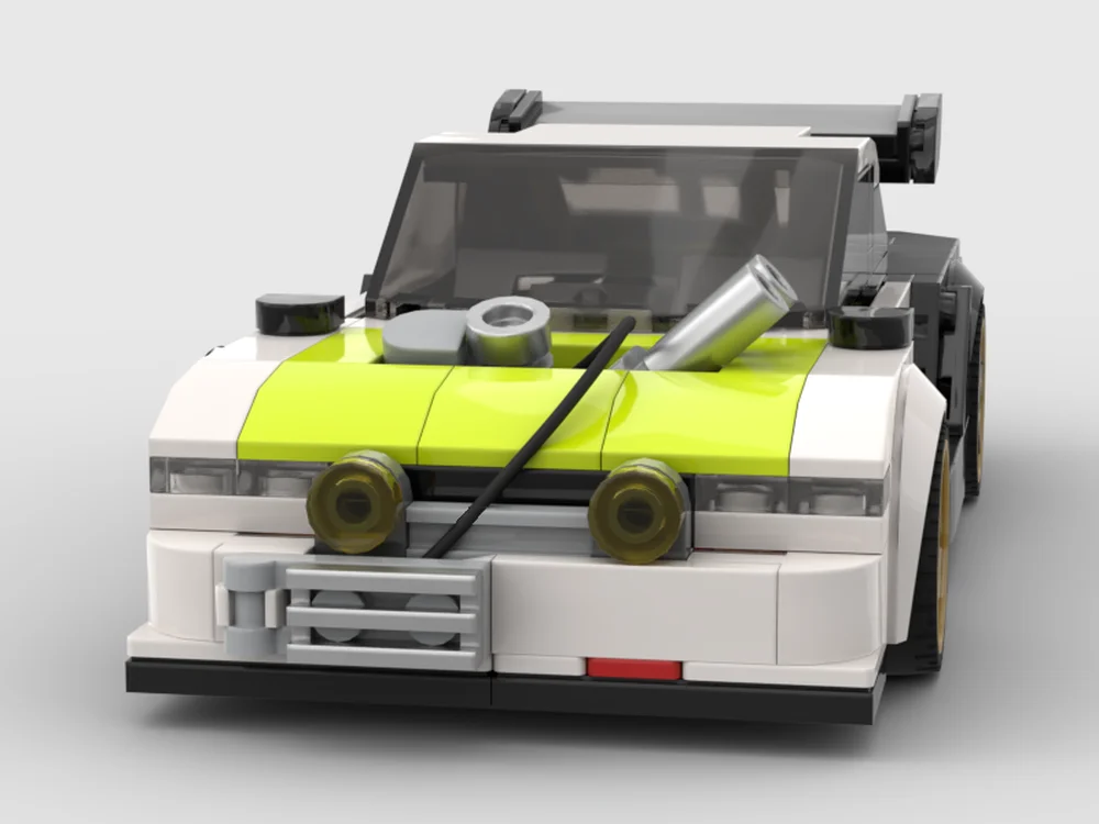 MOC-275 부품 블록 자동차 모델 시티 스피드 S13 장난감 소년 성인 크리스마스 선물 창의적 게임