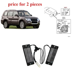 2 Pcs License Lamp for Montero V90 8341A110 Rear Light for Pajero V70 Marker Plate Board Lights for Shogun V80 V60 with s