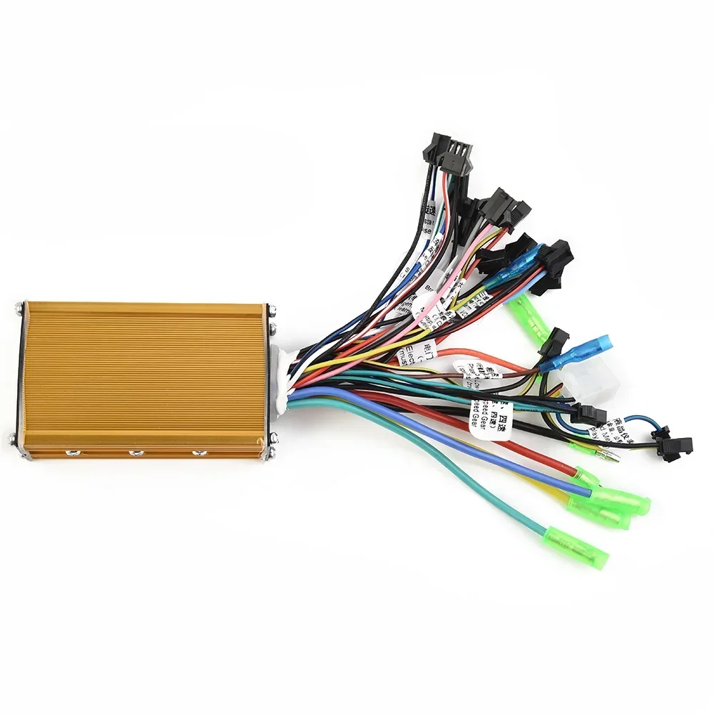 Sine Wave Brushless Controller 36V 48V 52V 350W Mute Electric Vehicle Controller Parts Electric Scooter Accessories