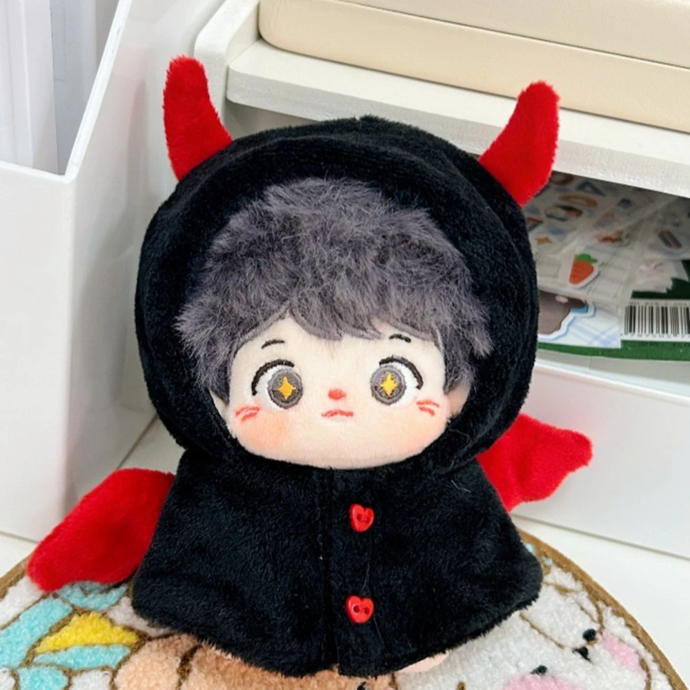 Little Devil Ghost Angel 10 Doll Clothes Casual Style Handmade Hooded Cape Doll Hoodies Hats Doll Accessories ob11 clothes