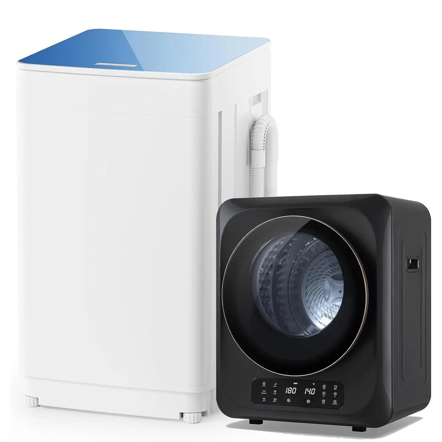 

Portable Washer and Dryer Combo Set, 1.8 CU.FT Portable Clothes Dryers with Boot Dryer, 18 lbs Fully Automatic, Customized