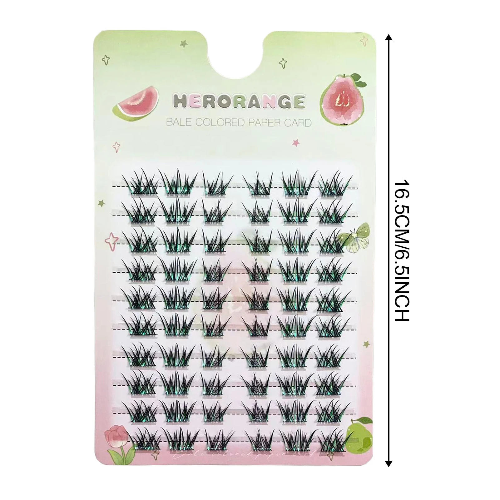 التدرج اللون الثعلب-مانغا نمط لاش ملحقات ثلاثية الأبعاد منحني الرموش الصناعية الطبيعية تبحث عن المرحلة التصوير اليومي تأثيري #6