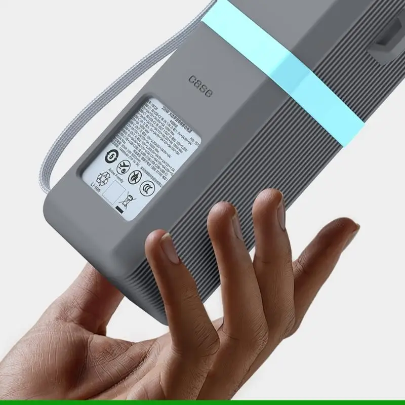 U55C Silicone Travel Carrying Case for 200W 25000mAh Build-in Cable PB728 Power Banks Storage Bag Protections Box