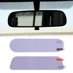 1 PCS Practical Car Interior Rearview Mirror Film Waterproof Anti Fog Film Universal Transparent Safety Film