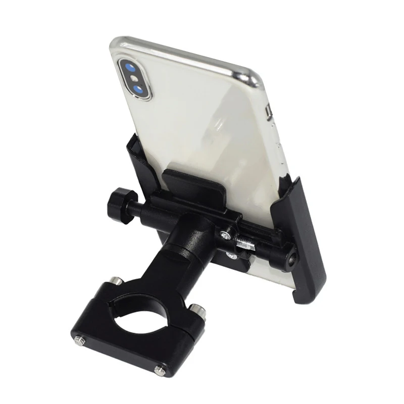 دراجة نارية CNC قوس لهوندا Handlebar ، قوس الهاتف المحمول ، GPS ، الملحقات الفضية