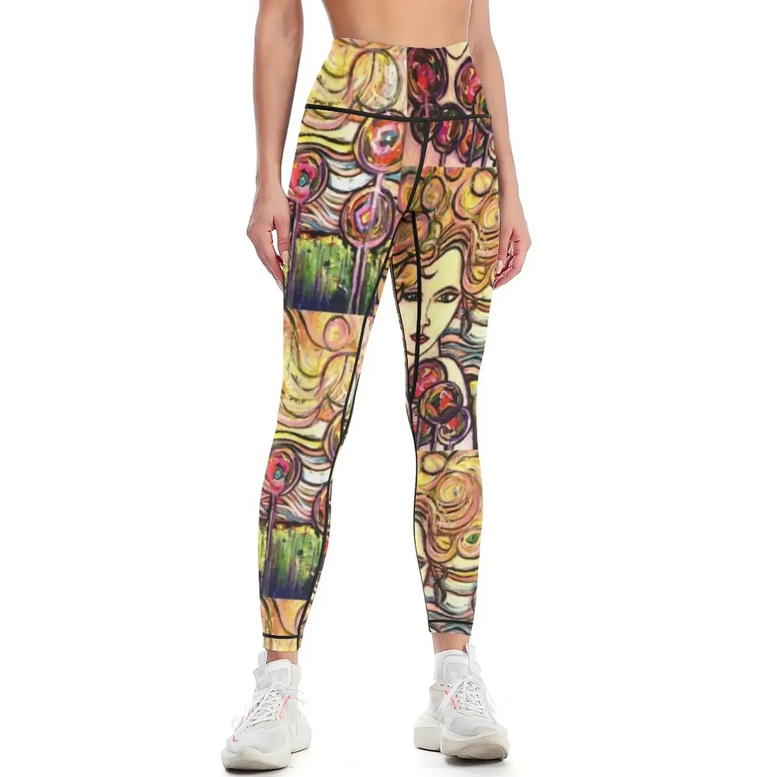 

Rainbow Girl Leggings Female legging pants sport pants Fitness clothing Women's sports pants Womens Leggings