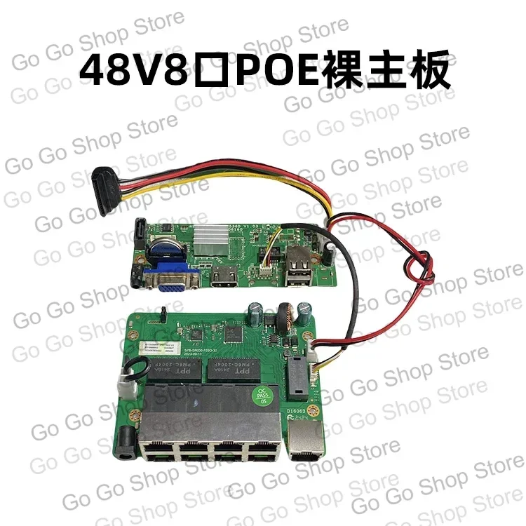 NBD8010S-KL-V2 4K high definition bare main board 48V POE network recorder, monitoring H.265
