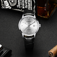 OCHSTIN Master Series Automatic Mechanical Watch Personality Art Business Men Must Casual Fashion Leather Strap Mechanical Watch