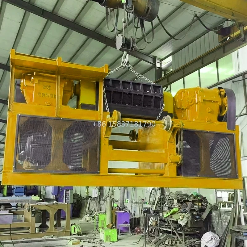 

Small Tire Shredder Recycling Crusher Waste Metal Shredder Supply Double Shaft Crushing Machine Twin Shaft Shredder for Portugal