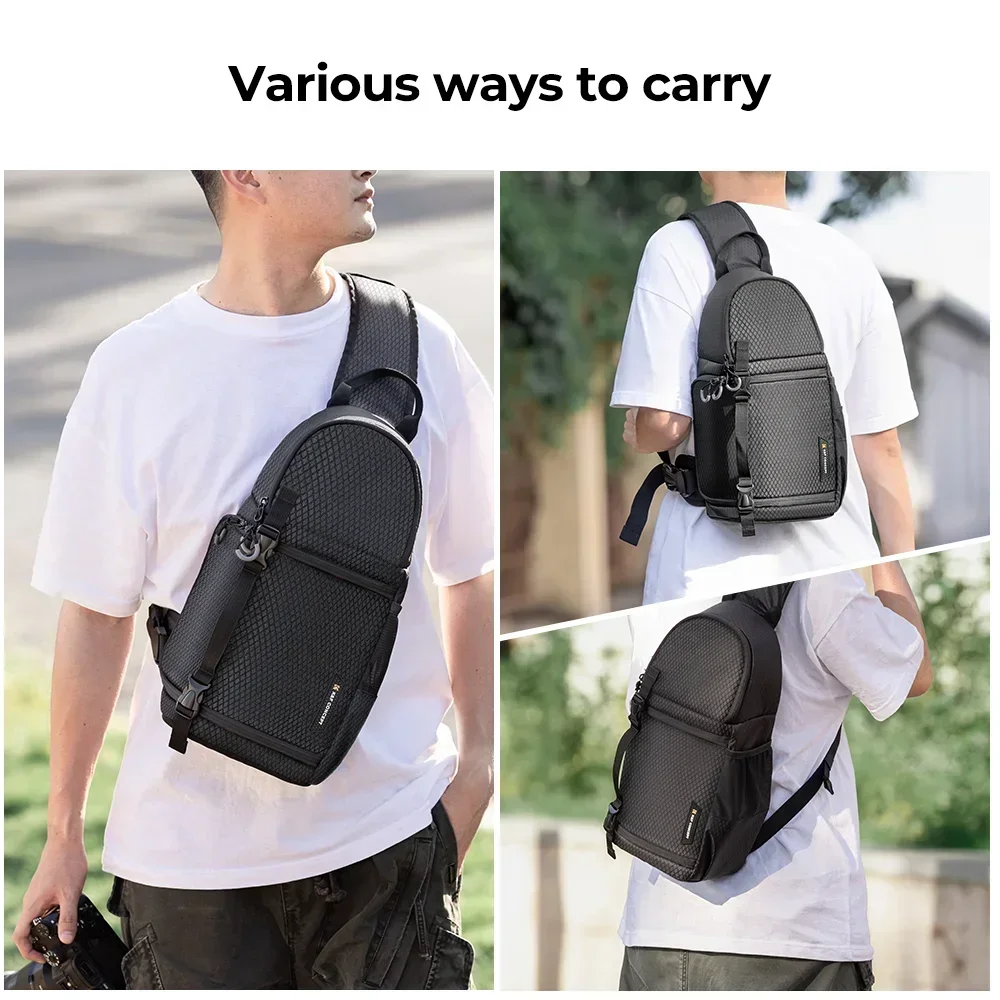 Concept Portable Single Shoulder Camera Bag Multi-functional Capacity Backpack Waterproof Photography DSLR Lens Bags