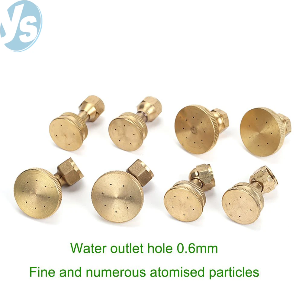 Agricultural Fruit Tree Spraying Nozzle Five Eight Hole Adjustable Copper Atomising Brass Sprayer Farm Orchard Pest Control