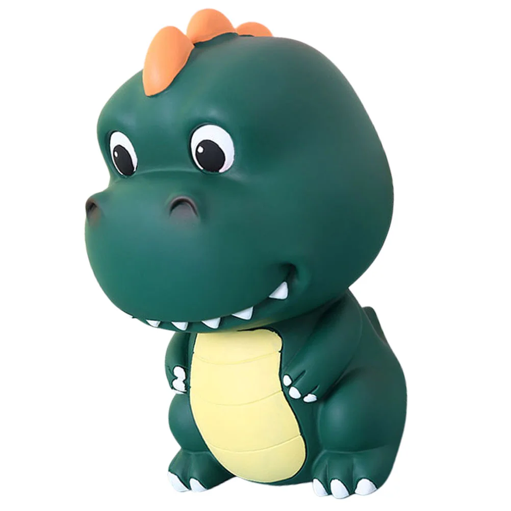 

Dinosaur Vinyl Piggy Bank Coin Container for Girls Dinosaur-shaped Money Pot Holder Adornment Decorative Saving Decoration