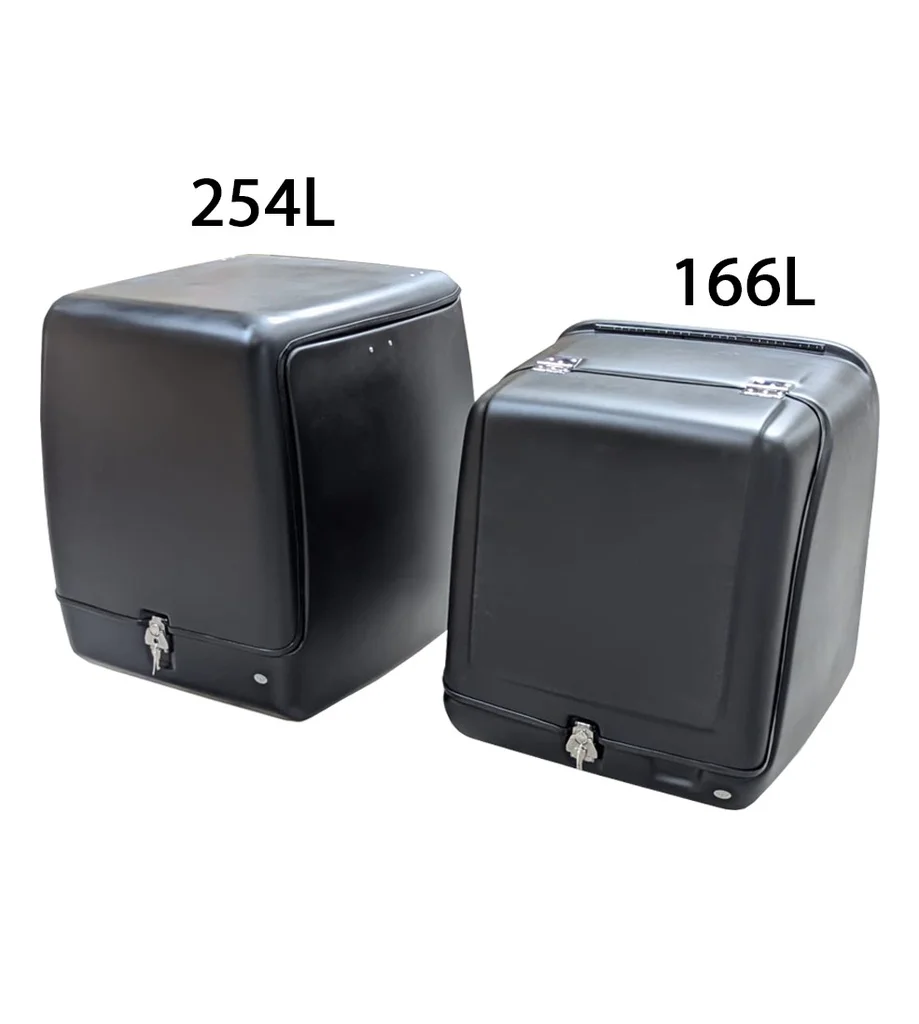Bike Luggage Carrier Shipping Bag Motorcycle Trunk Box E-bike Courier Package Large Capacity Motorbike Storage Boxes