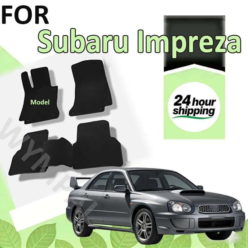 

Нейлоновые замшевые автомобильные коврики для Subaru Impreza (GD, GG) 2000-2007, противоскользящие, стильные, без запаха, огнестойкие, водонепроницаемые.