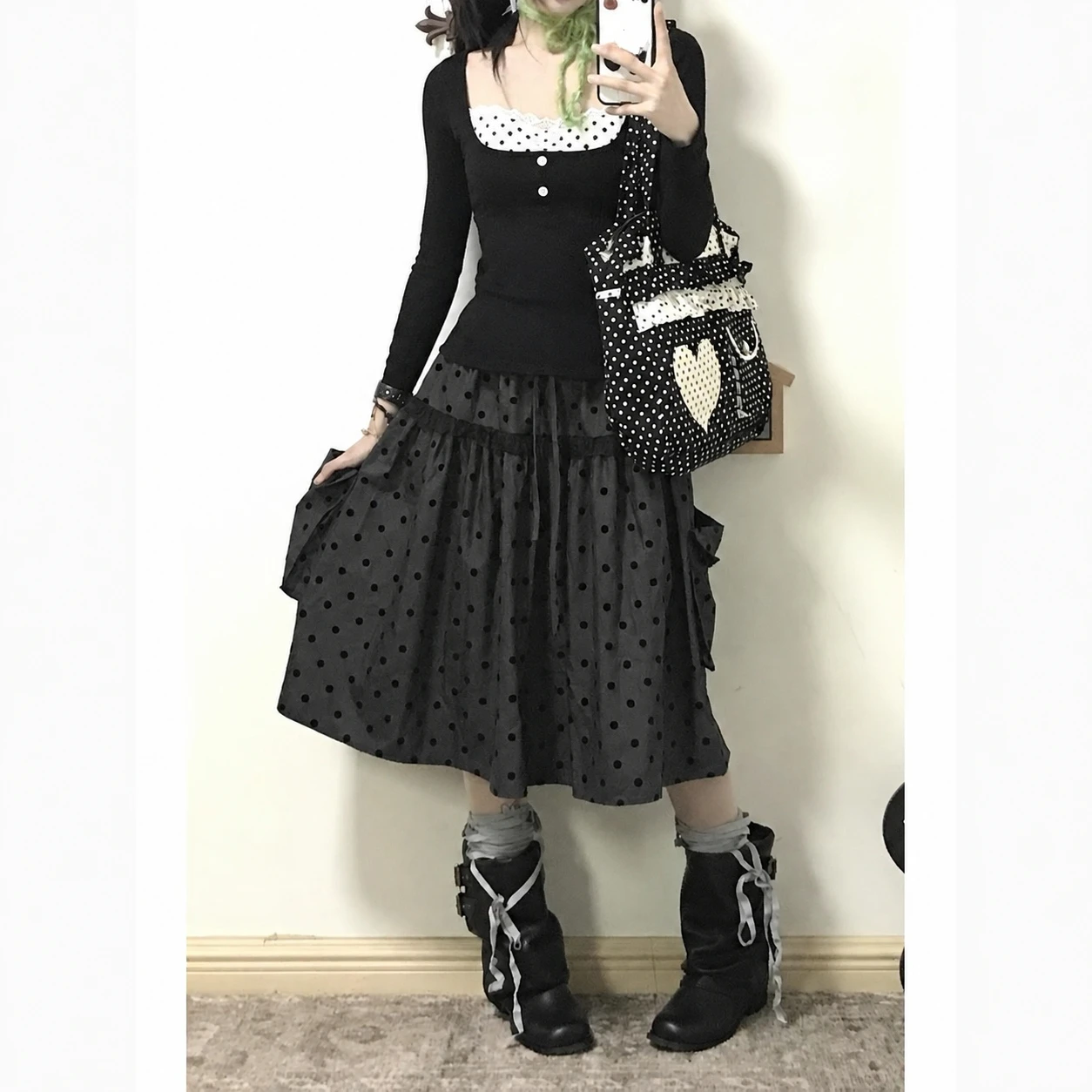 스파이시 걸스 아웃핏 하라주쿠 빈티지 Y2K 2피스 세 - Vintage Fashion Outfit 리뷰 및 가격