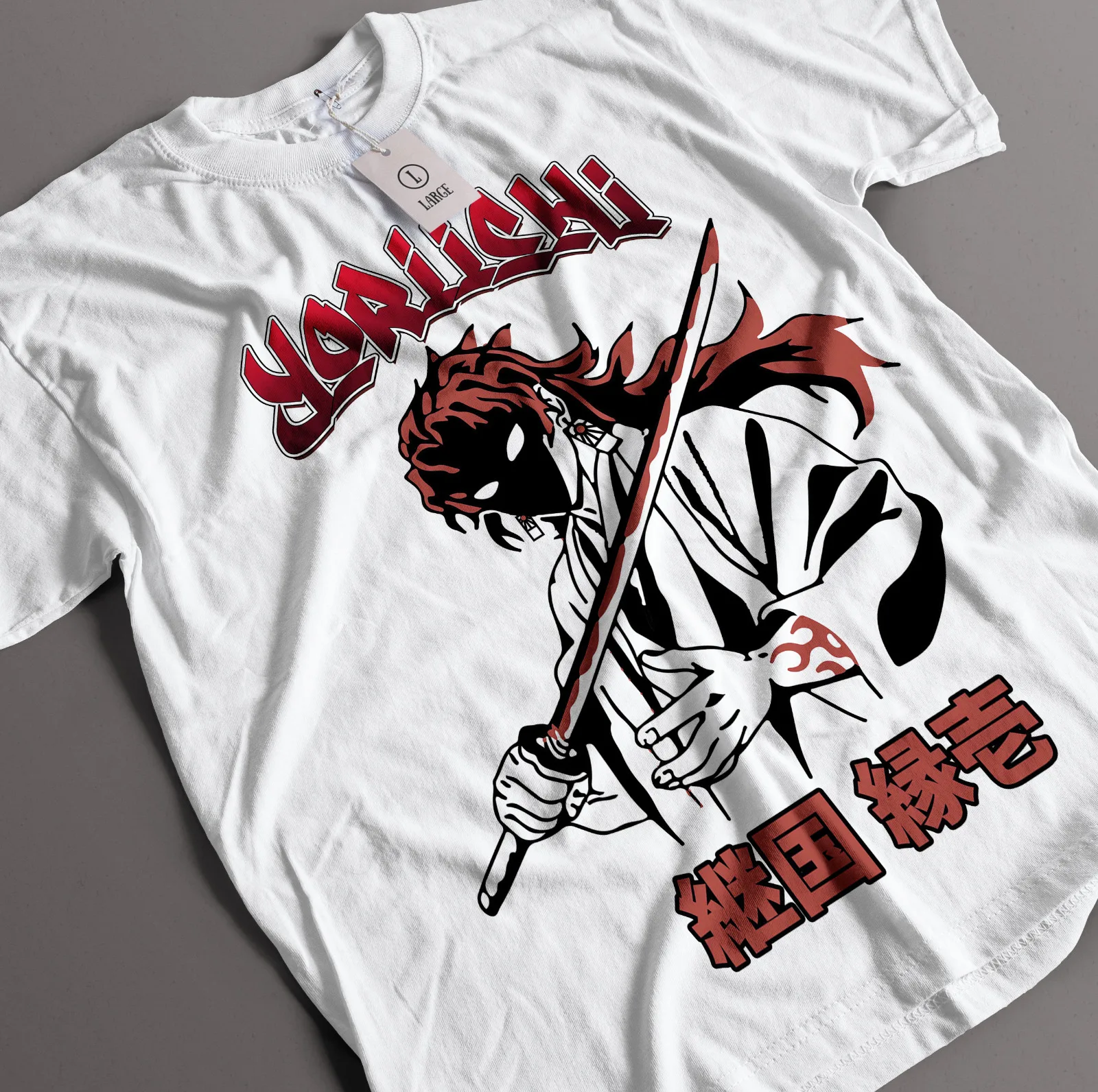 Yorrichi Shirt Demon Slayer Zenitsu Muzan Tshirt Nezuko T-Shirt Tanjiro Anime cotton shirt