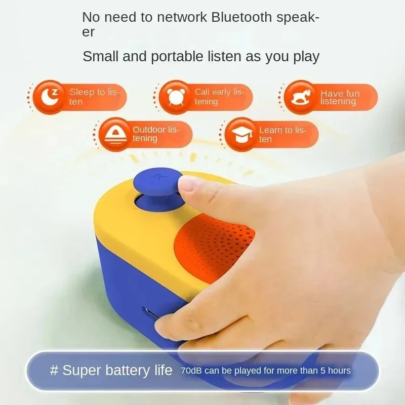 PIYO PEN Дельфин, маленький монгольский копченый Bluetooth-динамик Walkman 3611, ранняя образование, просветление, машина для детских историй, дети