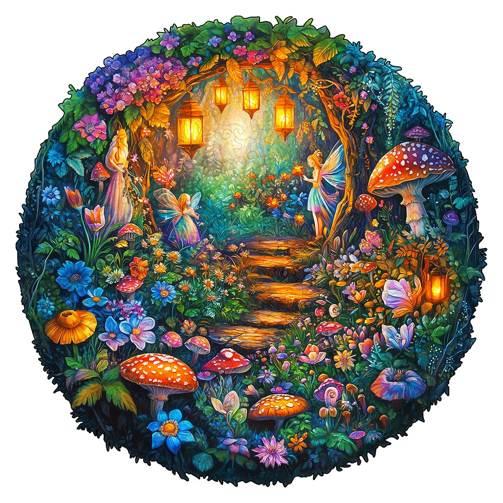 

Step into a whimsical world of nature with our Mushroom Forest Wooden Puzzle, where every piece unlocks a vibrant scene of tower