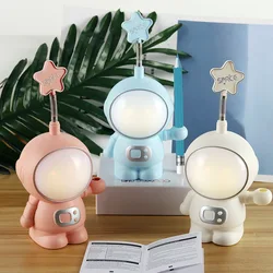 LED Charging Desk Lamp Creative Eye Protection Space Astronaut Night Light