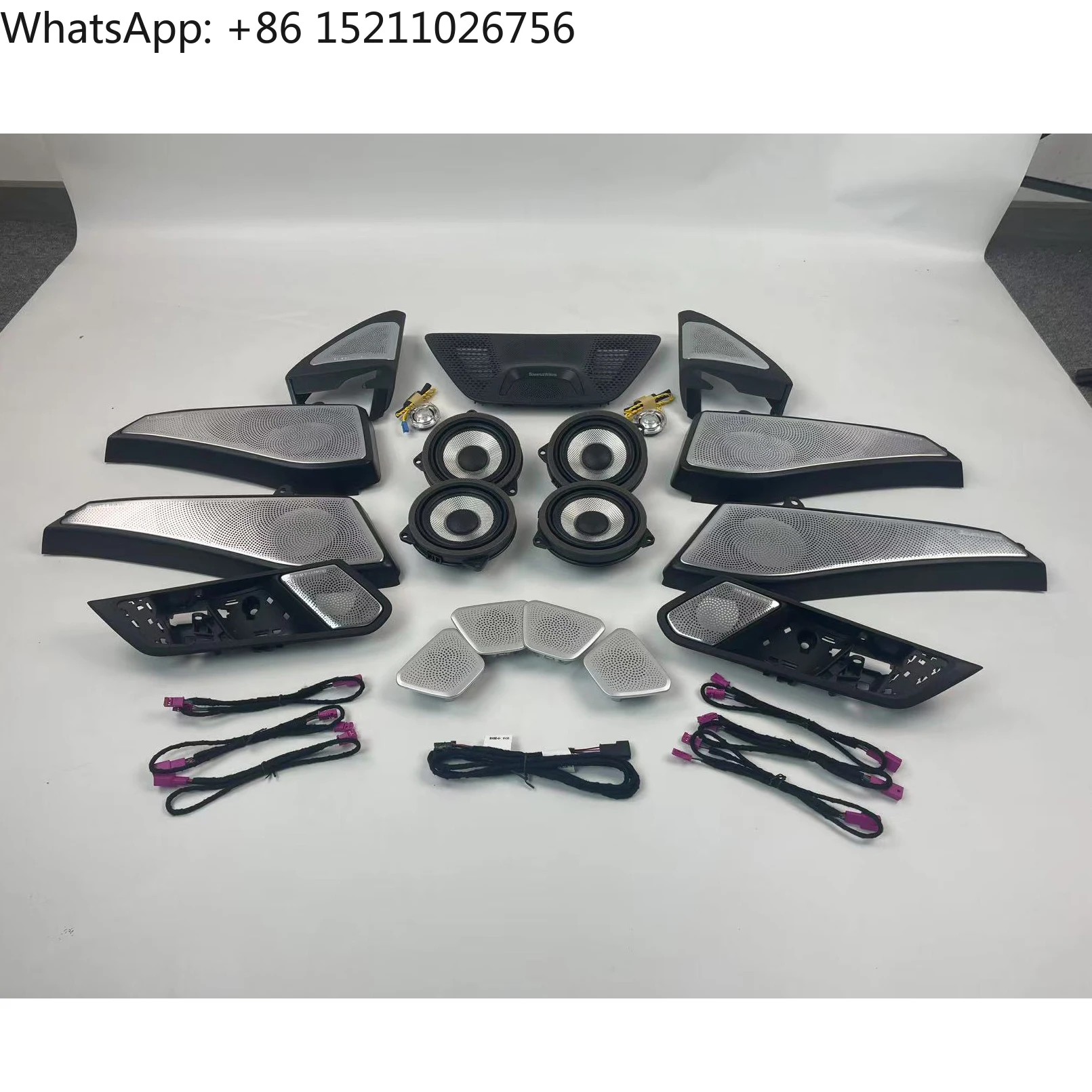 

19pcs Door Speaker Glow Tweeter Luminous Night Lighting Trim Audio Speaker Horn LED Cover for BMW G06