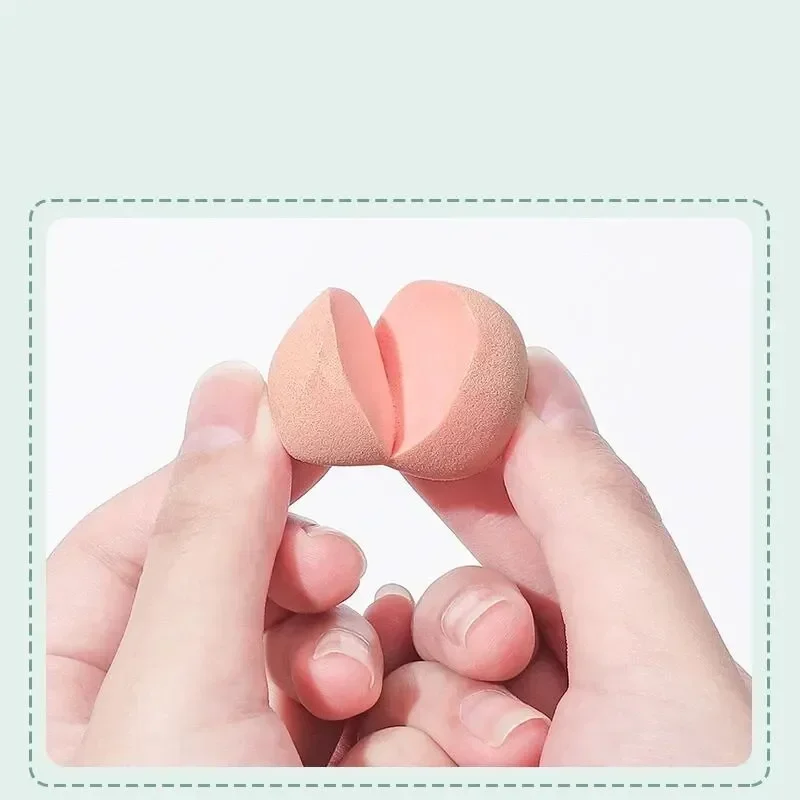 10 Stuks Mini Make-Up Spons Puff Voor Concealer Foundation Vloeibare Gezichtsmake-Up Puff Make-Up Spons Make-Up Accessoires