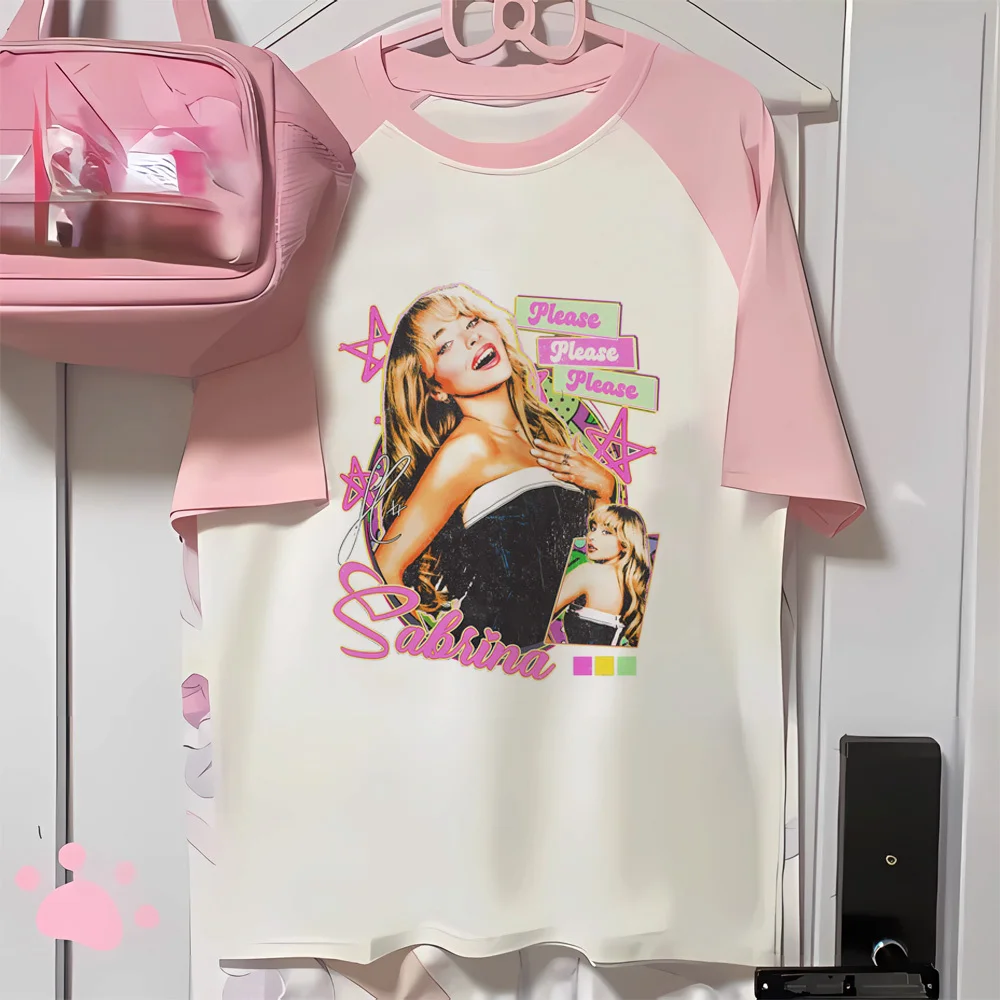 

Sabrina Carpenter tshirt women Punk University Breathable Classic anime harajuku t shirt Colorful Pastel hip hop anime harajuku