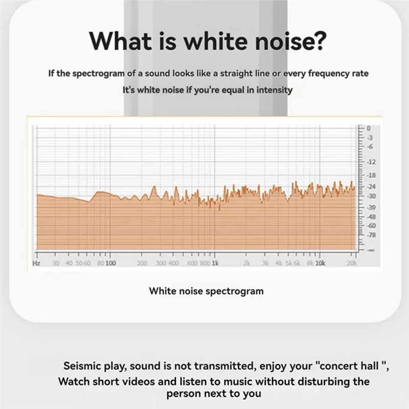 Głośnik z przewodnictwem kostnym Głośnik z białym szumem Głośnik z przewodnictwem kostnym R Głośnik z białym szumem Monitor snu Głośnik do snu