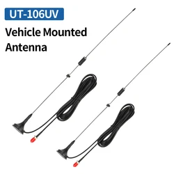 BAOFENG-antena De Radio Bidireccional Para walkie-talkies, UT-106UVsma-female,UT106, UV-5R,UV-13 Pro,UV-9R Plus,AR-518,2uds.