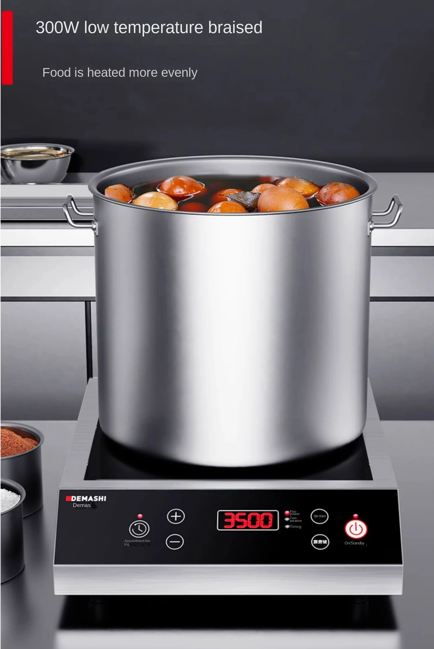 3500w commercial induction cooker high power hotel household milk tea shop flat commercial induction cooker