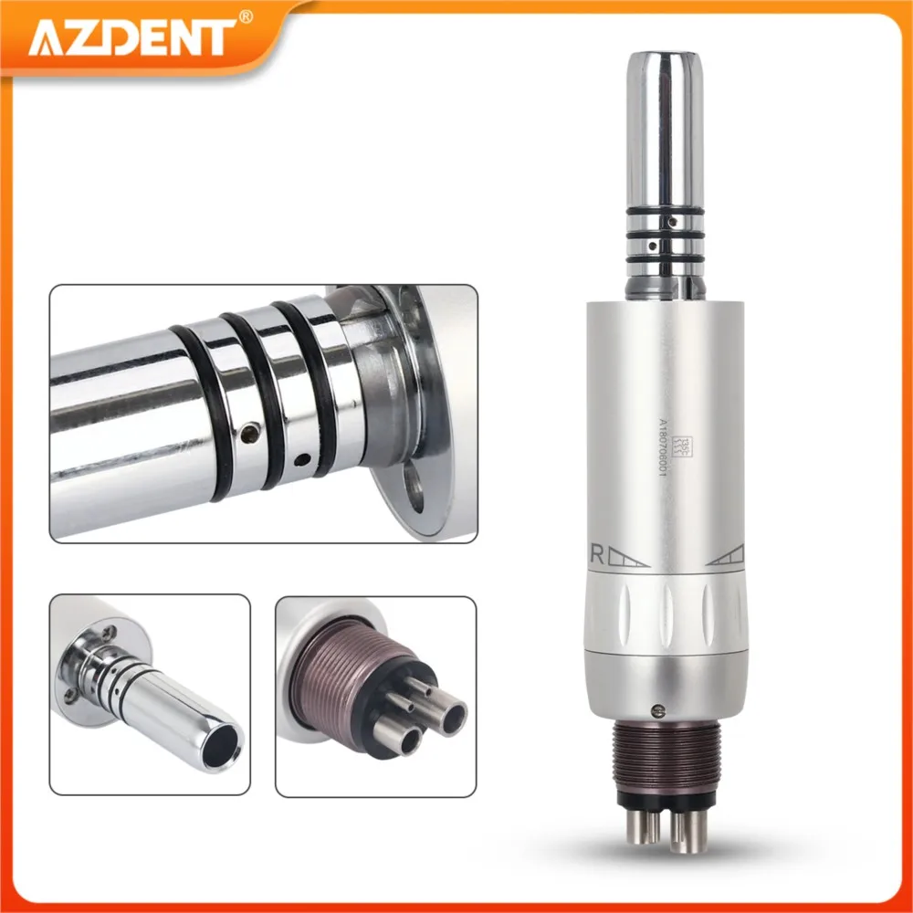 

Dental 4 Holes Air Motor 1:1 Low Speed Handpiece AZDENT Inner Water Spray Dentistry Tool Instrument