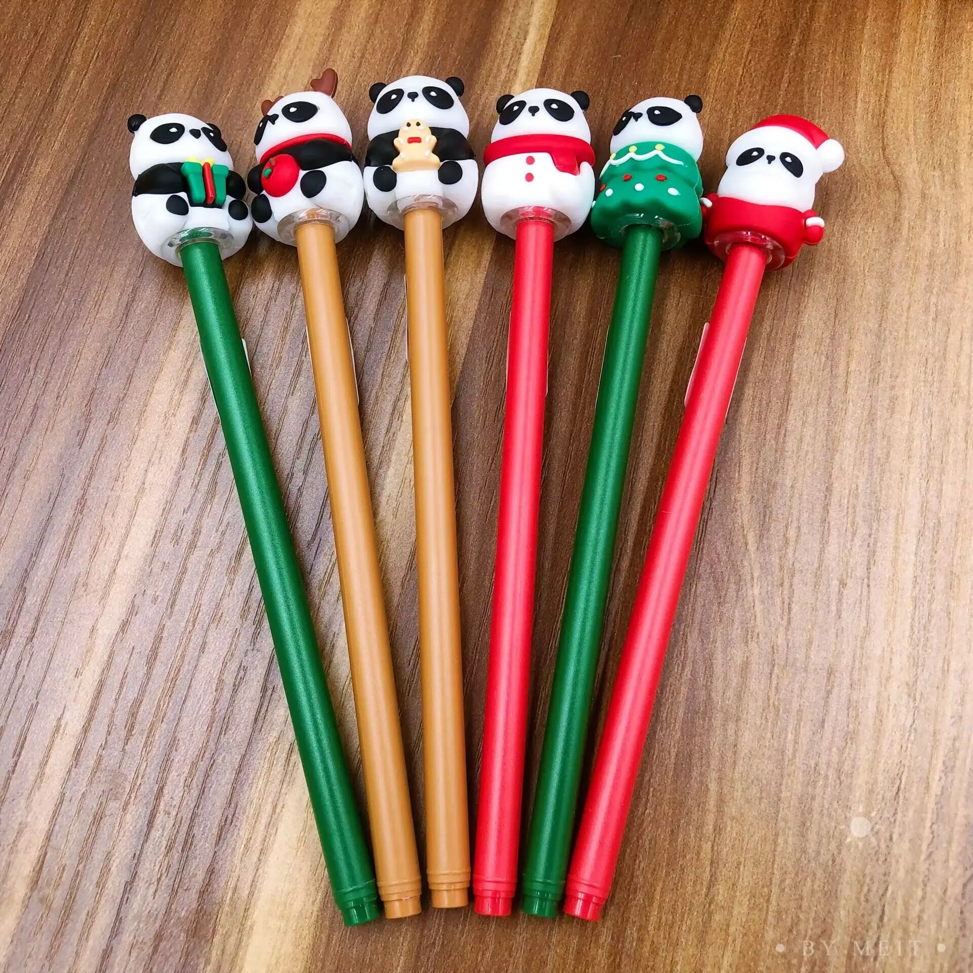 36 pcs/lot Kawaii Panda Gel Pen Cute 0.5mm Black Ink Neutral Pens For Writing Office School Supplies