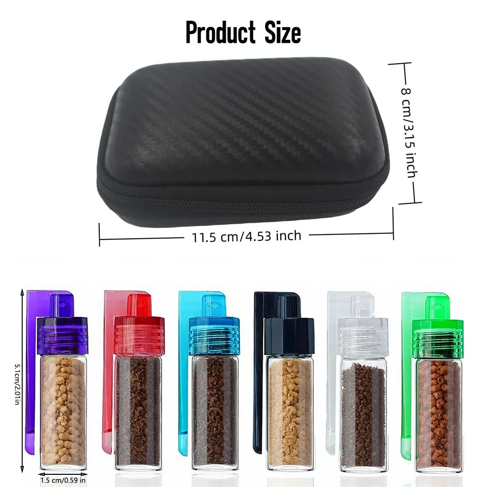 Spice Containers Kit Travel Camping Spice Storage Organization Container Backpacking Condiment Spice Shaker Set For BBQ Party