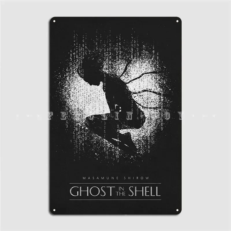 Ghost In The Shell Metal Sign Garage Decoration Kitchen Cinema Kitchen Classic Tin Sign Poster