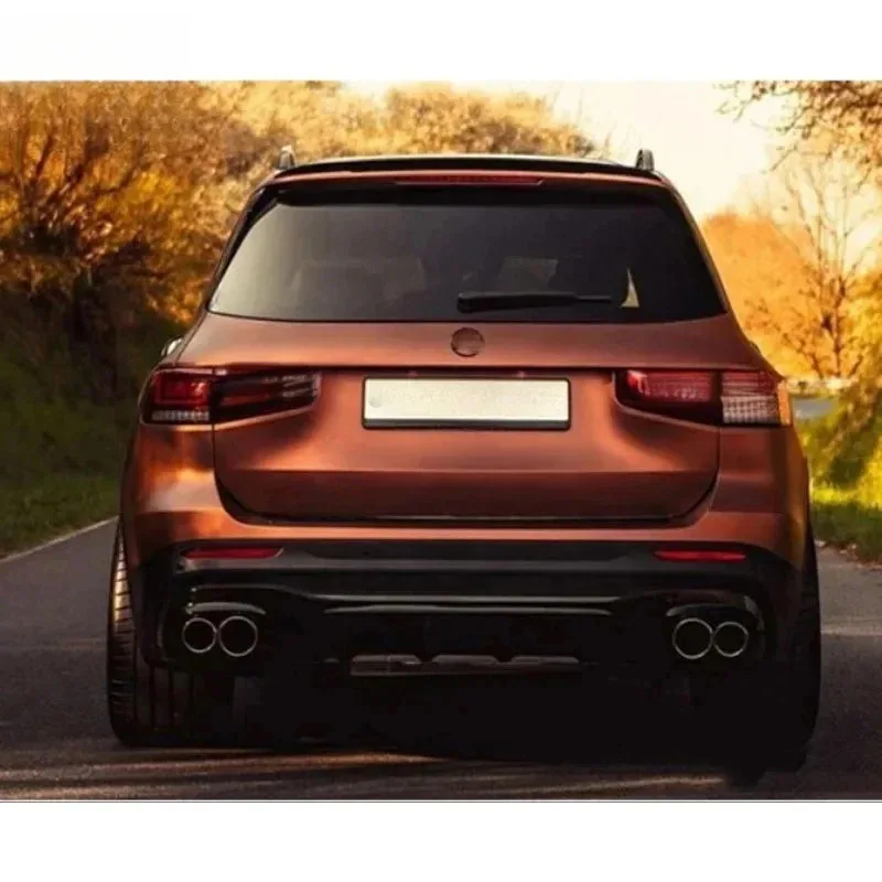 

Rear Diffuser Lip Kit with Muffler Exhaust for GLB Class GLB200 GLB180 GLB250 2020-2022 PP Material Car Bodykit Accessory