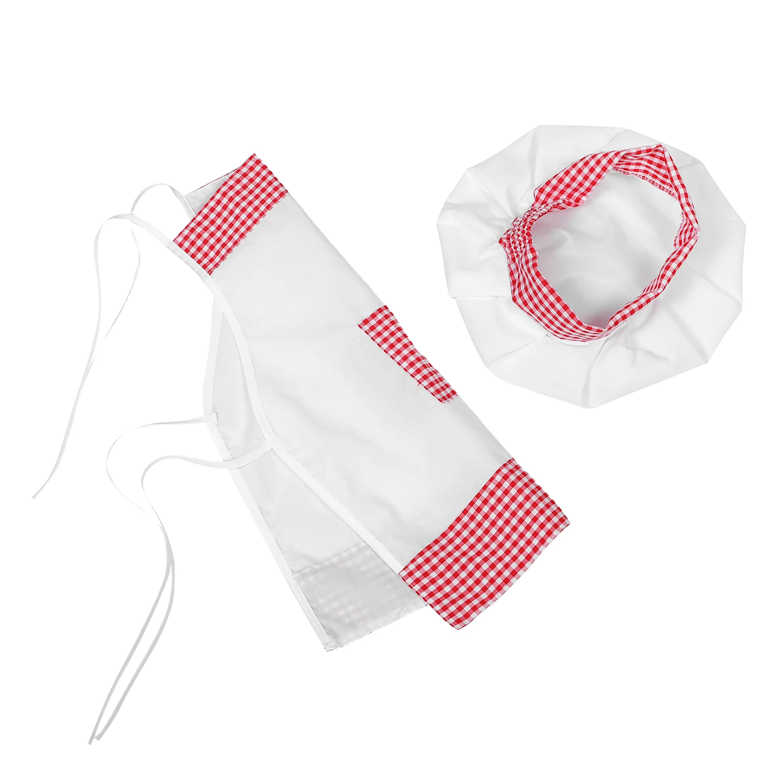 

Baby Photography Clothing Newborn Chef Costume Kids Chef Clothes Kitchen Apron Toddler Photo Outfit Prop Set Polyester