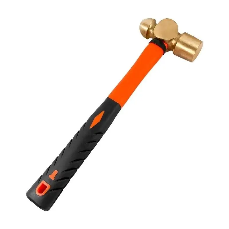 Explosion-proof Copper Brass Aluminum Bronze Beryllium Bronze Plastic Handle Nipple Hammer Round Head Hammer