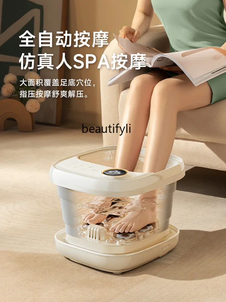 A61 Foot Bath Barrel Constant Temperature Heating Electric Massage Household Automatic Foot Bath Foot Bath Tub