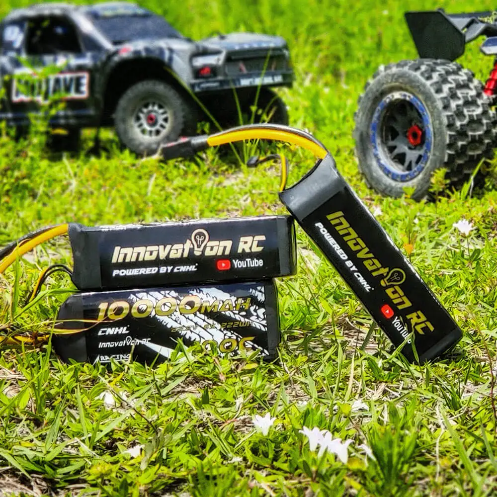 Cnhl 4S 6S 10000mAh LiPo แบตเตอรี่14.8V 22.2V 100C softcase พร้อมปลั๊ก QS8 EC5สำหรับถัง mobil RC รถไฟ Buggy เรือ RC รุ่น RC