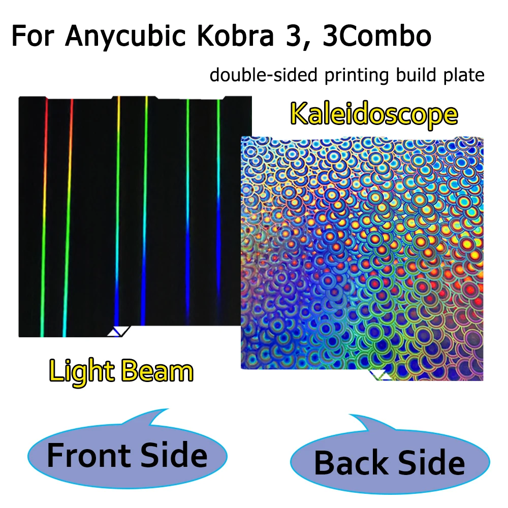 

Для Anycubic Kobra 3 Combo: гладкая пластина PEI/PEO/PET, пружинный стальной лист, пластина PEI для нагреваемой платформы Anycubic Kobra 3