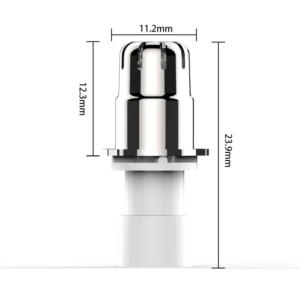 Edelstahl Ohr Haar 3-in-1 Rasierer Kopf Nasen haaren tfernung Nase Haars ch neider Schneidkopf elektrische Nase Haars ch neider Kopf